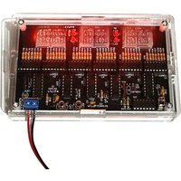 6 Digits DIY Digital Circuit Clock Kit Auto Display Time DIY Alarm Clock Soldering Practice Kit for Students DC 4.5V-5.5V