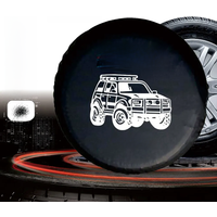 14" 15" 16" 17" Inch 4WD 4x4 PVC Leather Spare Wheel Tire Cover Case Bag Pouch Protector car tyres 14 inch For Jeep Hummer