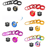 AliExpress SONONIA Bike Headset Tools Aluminum Alloy Sturdy Durable Bike Fork Washer Set Road Bike Headset Spacers Biking Accessories