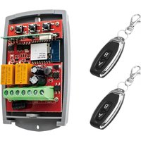 Tuya Wifi Garage Door Opener 2CH 433 Receiver 220V 7-250V Controller Switch Inching Relay Module App Remote Control for Alexa