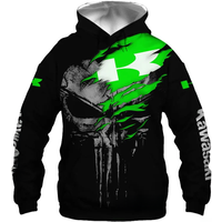 AliExpress 3D Men's Long Sleeve Hoodie Kawasaki Motorcycle Sports Cycling Hoodie Children's Adult Motorcycle Enthusiast Casual Shirt