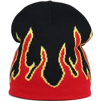 AliExpress MAZIAO Autumn Knitted Hat Men's and Women's Hip Hop Fashion Flame Jacquard Hoodie Winter Outdoor Cycling Versatile brimless Hat