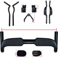 AliExpress BALUGOE carbon fiber handlebar, road bike handlebar, iron three TT rest handlebar, modified handlebar, fully internal wiring