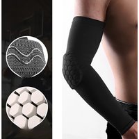 AliExpress Fezrgea 2pc Sports Elbow Protection Honeycomb Anti-collision Pressure Protection Arm Sleeve Basketball Cycling Fitness Protective Gear