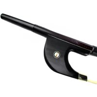 USA low tax wtsfwf top braided carbon fiber bass bow german double bass bow ebony frog mongolia horse hair 4/4 3/4