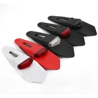 AliExpress PowerMotor Motorcycle Rear Fender Tail Light Dirt Bike 12V LED Taillight Brake Stop License Plate Lamp For Trail Supermoto Motocross Enduro