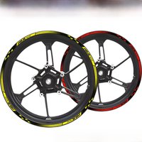 AliExpress NONE For Honda MSX-125 MSX 125 Grom Motorcycle Wheel Rim Stickers Reflective Hub Stripe Tape Scooter Ring Moto Bike Accessories Decal