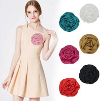 Fashion 7CM Brooches Fabric DIY Roll Floral Brooch Handmade Lapel Pin