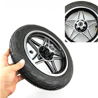 AliExpress NONE 12.5 Inch Tire + Alloy 62-203 12 1/2 X 2 1/4 Wheels Rims Fits Many Gas Electric Scooters and E-Bike, Folding Electric Bicycle