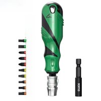 LAOA 10 in 1 Screwdriver Sets Quick - Release Magnetic Screwdriver Bits Phillips screwdriver Extension Rod Household Repair Tool