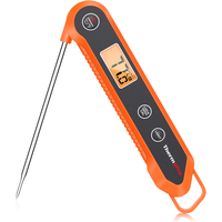ThermoPro TP03H Digital Backlight Folding Barbecue Kitchen Cooking Meat Thermometer With Lock Function