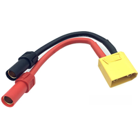 1PCS XT90/XT60 To XT150 Silicone Cable Plug Adapter 12AWG for RC Balanced Charging Conversion Wire Circuit Connector DIY
