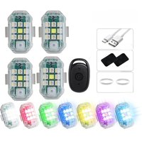 AliExpress Wireless Remote Control LED Aircraft Strobe Light for Car Auto Motorcycle Bike Drone Scooter Anti-collision Flash Warning Lamp