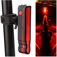 AliExpress VASTFIRE Bike Rear Light Laser Line Warning Lamp Waterproof Seatpost LED Light USB Rechargeable MTB Road Bicycle Taillight