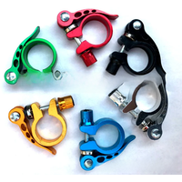 AliExpress NONE 25.4/28.6/31.8/34.9mm Mountain Bike Seatpost Clamp Quick Release Saddle Tube Clamp Aluminum Alloy Road Bike Accessories