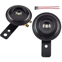 AliExpress ZJPSNZ Horn 6V 12V 24V 36V 48V 60V 72V Scooter EBike Motorcycle Electric Horn Kits 105db 110db Waterproof Round Super Loud Horn Speaker
