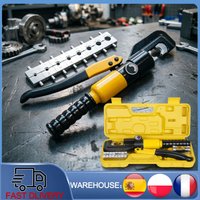 Szybkie szczypce hydrauliczne Przenośny zaciskarka do kabli Zestaw precyzyjnych szczypiec do zaciskania do wiązek przewodów samochodowych i końcówek akumulatorów