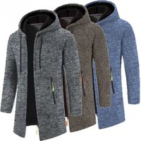 AliExpress NONE Sweatwear Men's Sport Hoodies Long Sleeve Sweatshirts for Men Zipper Hooded Mens Oversize Winter Top Jacket Coat Black Sweater