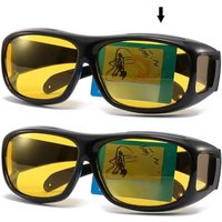 AliExpress NONE Anti-Glare Night Vision Driver Goggles Fashion Sunglasses Cycling Goggles Night Driving Enhanced Light Glasses Car Accessories