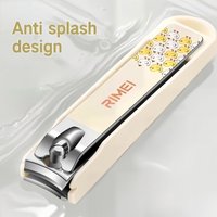 Professional Nail Clipper Set Anti-Splash Fingernail Toenail Cutter with nail storage box, Sharp Stainless Steel Blade for Home