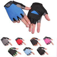 AliExpress Half Finger Gloves Gym Fitness Anti-Slip Women Men Gel Pad Gloves Gym Cycling Fingerless Gloves Bicycle Accessories