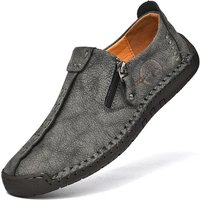 Men Casual Leather Shoes Comfortable Anti-slip Flat Shoes Soft Leather Shoes Hot Sales Free Delivery of Men Shoes In Large Size