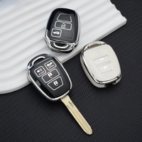 TPU Car Key Case Cover for Toyota Prius RAV4 Camry Corolla 2014 2015 2016 2017 Shell Fob Bag Keychain Key Protector Accessories
