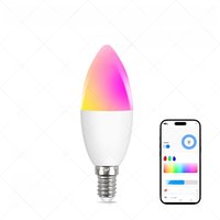 Ewelink E14 Smart Wifi Led Light Bulb Zigbee RGBCW Candle Lamp 5W Works With Alexa Amazon Google Home Yandex Alice Smartthings
