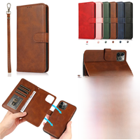Business Magnetic Leather Protect Cover For iPhone 17 Pro Max 17 Air 16 E 15 Plus 14 13 12 11 Stand Flip Wallet Case