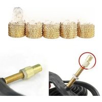 AliExpress NONE FV to AV Valve Adapter for Bike - Presta to Schrader Converter, Gold Plated French Tire Valve Adapter for Bicycle Accessories