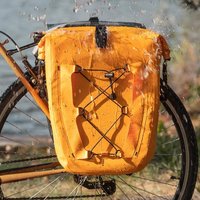 AliExpress ROCKBROS Waterproof 25L Bike Rack Bag Travel Cycling Bag Basket PVC Bicycle Rear Rack Tail Seat Trunk Bag 1PCS