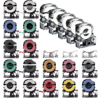 1Pcs Compatible Epson Label Tape SS12KW LK-4WBN SS9KW SS6KW SS18KW SS24KW for EPSON LW-300 LW-400 LW-600P LW-700 Label Printer