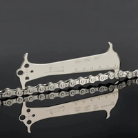 AliExpress riderace Bicycle Chain Wear Indicator Ruler Repair Tool Stainless Steel Mountain Road Bike Chain Gauge Measurement Checker Screw Diameter