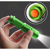 Mini LED Flashlight 2000LM Torch Zoomable Adjustable Focus Lantern Penlight For 14500 AA Battery For outdoor lighting
