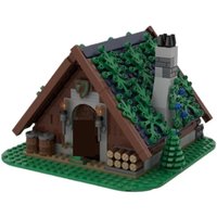 Spot MOC-133471 448pcs small particle assembly building blocks Forester's House building house model toy ornaments