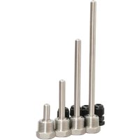 30-200mm Thermowell 304 Stainless 1/2 For BSP G Thread For Temperature Sensor Yangneng Accessories Temperature Sensor Casing