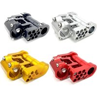 AliExpress NONE Folding Bike Variable Angle Stem 25.4mm Handlebar Extend Stem Aluminum Alloy CNC for Brompton Bike Handlebar Adjustable Stem
