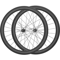 AliExpress MEROCA Carbon Fiber Road Bike Thru Axle Wheel 100x12mm 142x12mm Center Lock Disc Brake No Logo 38mm/44/50/60/85mm 700C Road Wheelset