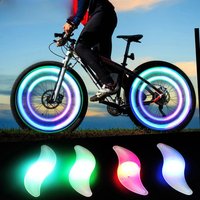 AliExpress cycle zone Colorful Bike Wheel Spoke Light Waterproof MTB Balance Bicycle Light LED Tyre Tire Flash Lights Warning Cycling Lamp