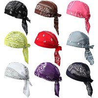 AliExpress NONE Men Women Quick Dry Headscarf Cotton Pirate Hat Outdoor Sport Cycling Bandana Sweat Absorbant Cancer Chemo Cap Muslim Turban