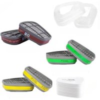 6200/7502/6800 MaskChemical Gas Mask 6001/6002/6004 Box 5N11 Cotton Protection FilterPaint MaskRespiratorReplaceable Accessories