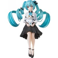 Original SEGA Hatsune Miku Anime Figure Noodle Stopper Anime Figure Toys Action Figurine PVC Model Collection Doll Gift