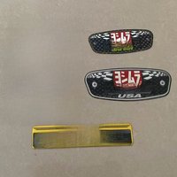 AliExpress 10PCS Wholesale Yoshimura Motorcycle Exhaust Pipe Decoration Sticker Aluminum 3D Decal Bicycle Funny Motor Bike Cool Personalit