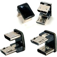 U-bend 90 degree Android phone micro USB universal data cable smartphone charger adapter