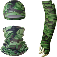 AliExpress BAORULUCK 3Pcs Breathable Quick Dry UV Protection Arm Sleeves Face Mask Hat Suit Outdoor Men Fishing Cycling Sleeves For Hide Tattoos