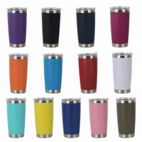 Custom LOGO 20Oz Tumbler with Lid Stainless Steel Double Wall Vacuum Insulated Travel Mug Coffee Cup Great for Cold