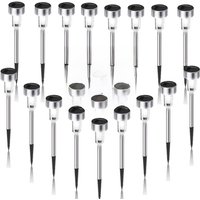 Solar Outdoor Lights Waterproof - Solar Powered Garden LED Landscape Lighting for Pathway, Patio, Yard Decoration 10/20/30-Pack