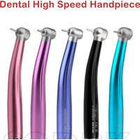 Dental Handpiece High Speed Push Button 1 Water Spray Light Ceramic Bearings Dentistry Tips Air Turbine High Rotation Pens
