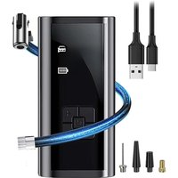 AliExpress EAFC Portable Tire Inflator Rechargeable Electric Inflator For Car Bicycle Digital Air Compressor Football Ball Inflator Pump