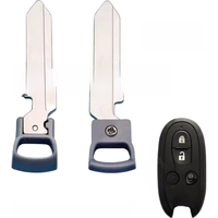 keychannel 10pcs Car Key Blade Emergency Key Blank HU87 Keyless Key Blade for Suzuki Alto Hasla Lapin Wagon Proximity keyfob